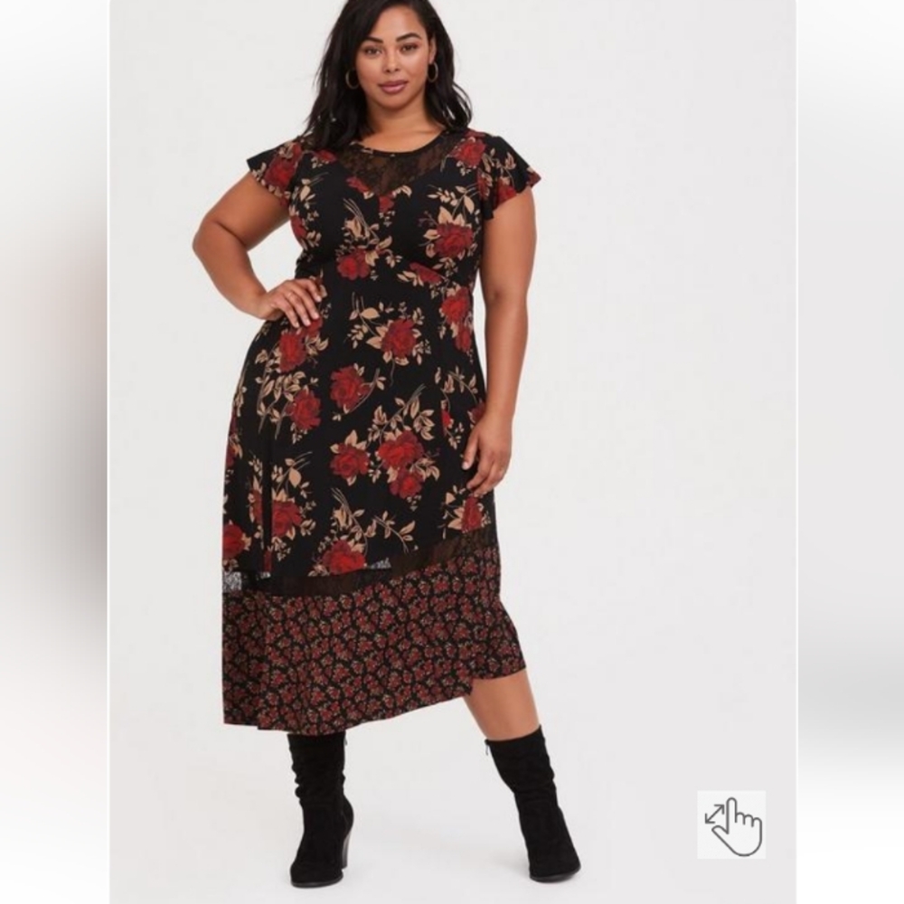 Midi Studio Knit Asymmetrical Dress